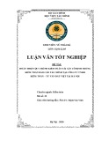 Luận văn tốt nghiệp ngành Kiểm toán: Hoàn thiện quy trình kiểm toán Tài sản cố định trong kiểm toán báo cáo tài chính tại Công ty TNHH Kiểm toán – Tư vấn Đất Việt tại Hà Nội