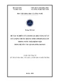 Luận văn Thạc sĩ Kỹ thuật hoá học: Nghiên cứu, đánh giá khả năng xử lý dư lượng thuốc kháng sinh ciprofloxacin trong nước thải bệnh viện bằng hệ xúc tác quang hóa ZnO/GO