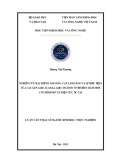 Luận văn Thạc sĩ Sinh học thực nghiệm: Nghiên cứu đặc điểm lâm sàng, cận lâm sàng và biểu hiện của các gen GJB2, SLC26A4, GJB3, MT-RNR1 ở trẻ điếc bẩm sinh có chỉ định cấy điện cực ốc tai