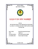 Luận văn tốt nghiệp: Kế toán bán hàng và xác định kết quả bán hàng tại Công ty Cổ phần Giải pháp Thiết bị Công nghệ Tân Phát 686