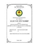 Luận văn tốt nghiệp: Tổ chức kế toán bán hàng và kết quả bán hàng tại Công ty TNHH Xây dựng và thương mại Tuyên Hòa