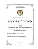 Luận văn tốt nghiệp: Đánh giá tác động của chính sách thuế đến tình hình tài chính công ty cổ phần công nghệ dinh dưỡng Việt Nhật