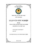 Luận văn tốt nghiệp ngành Tài chính Quốc tế: Tăng cường thu hút FDI vào ngành Logistics của Việt Nam