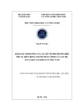 Luận văn Thạc sĩ Kỹ thuật hoá học: Khảo sát ảnh hưởng của các yếu tố môi trường biển đến sự biến động thành phần lipid của san hô Sinularia flexibilis ở Việt Nam