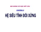 Bài giảng môn Cơ học kết cấu: Chương 8