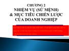 Bài giảng Quản trị chiến lược: Chương 2 - ThS. Trương Thị Bạch Mai