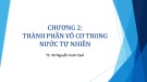 Bài giảng Hoá học trong kỹ thuật và khoa học môi trường: Chương 2 - TS. Võ Nguyễn Xuân Quế