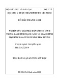Tóm tắt Luận án Tiến sĩ Y học: Nghiên cứu giải phẫu động mạch cảnh trong, hành tĩnh mạch cảnh và xoang tĩnh mạch xích-ma vùng xương thái dương