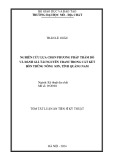 Tóm tắt Luận án Tiến sĩ Kỹ thuật: Nghiên cứu lựa chọn phương pháp thăm dò và đánh giá tài nguyên urani trong cát kết bồn trũng Nông Sơn, tỉnh Quảng Nam