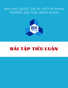 Tiểu luận môn Biến đổi khí hậu: Ảnh hưởng của biến đổi khí hậu đối với hệ sinh thái biển