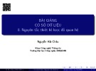 Bài giảng Cơ sở dữ liệu - Chương 8.1: Nguyên tắc thiết kế lược đồ quan hệ