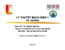 Bài giảng Lý thuyết mạch điện 1 - TS. Nguyễn Việt Sơn