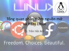 Bài giảng LINUX và phần mềm nguồn mở - Chương 1: Tổng quan phần mềm nguồn mở