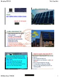 Bài giảng Hệ thống năng lượng xanh: Chương 2 - ThS. Trần Công Binh