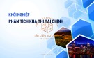 Bài giảng Khởi nghiệp: Phân tích khả thi tài chính
