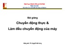 Bài giảng Thiết kế nguyên lý máy: Chương 8 - TS. Nguyễn Bá Hưng