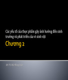 Bài giảng Vi sinh thực phẩm: Chương 2 - TS. Bùi Hồng Quân