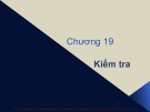 Bài giảng môn Quản trị học - Chương 19: Kiểm tra