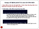 Bài giảng Chủ nghĩa xã hội khoa học: Chương 2 - TS. Nguyễn Hồng Cử