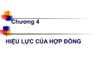 Bài giảng Luật hợp đồng: Chương 4 - ThS. Nguyễn Phan Phương Tần