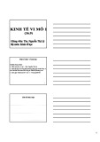 Bài giảng Kinh tế vi mô 1: Chương 1 - ThS. Nguyễn Thị Lệ