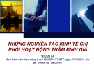 Bài giảng Nguyên lý thẩm định giá: Chương 3