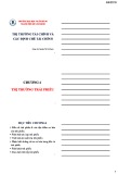 Bài giảng Thị trường tài chính và các định chế tài chính: Chương 4 - Nguyễn Thị Mai Huyên