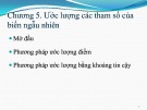 Bài giảng Lý thuyết xác suất và thống kê toán: Chương 5 - Nguyễn Minh Hải
