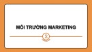Bài giảng môn Marketing căn bản - Chương 2: Môi trường marketing
