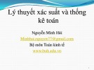 Bài giảng Lý thuyết xác suất và thống kê toán: Chương 1 - Nguyễn Minh Hải