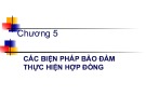 Bài giảng Luật hợp đồng: Chương 5 - ThS. Nguyễn Phan Phương Tần