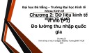 Bài giảng Kinh tế vĩ mô: Chương 2.1 - Trường ĐH Kinh tế Đà Nẵng