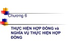 Bài giảng Luật hợp đồng: Chương 6+7 - ThS. Nguyễn Phan Phương Tần