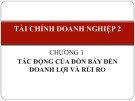 Bài giảng Tài chính doanh nghiệp 2 - Chương 1: Tác động của đòn bẩy đến doanh lợi và rủi ro