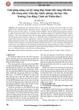 Giải pháp nâng cao kỹ năng thực hành bắn súng tiểu liên AK trong môn Giáo dục Quốc phòng cho học viên Trường Cao đẳng Cảnh sát Nhân dân 1