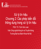 Bài giảng Xử lý tín hiệu: Chương 2 - PGS. TS. Trịnh Văn Loan