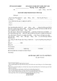 Mẫu Giấy đề nghị thanh toán công nợ
