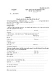Mẫu Biên bản chuyển giao tài sản đã kê biên để bán đấu giá