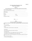 Báo cáo đánh giá công tác an toàn, vệ sinh lao động và giảm tần suất tai nạn lao động (Mẫu số 02)