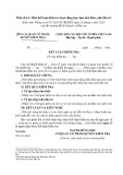 Mẫu Kết luận kiểm tra hoạt động lựa chọn nhà thầu, nhà đầu tư