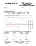 Đề thi học kì 2 môn Tiếng Anh lớp 8 năm 2023-2024 - Trường PTDTBT THCS Trà Cang, Nam Trà My