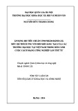 Tóm tắt Luận án Tiến sĩ Quản lý khoa học và công nghệ: Áp dụng bộ tiêu chuẩn UPM nhằm đánh giá mức độ thích ứng với đổi mới sáng tạo của các trường đại học tại Việt Nam trong bối cảnh cuộc Cách mạng Công nghiệp lần thứ tư