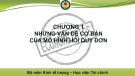 Bài giảng Kinh tế lượng: Chương 1 - Học viện Tài chính