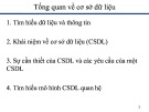 Bài giảng Tin học đại cương: Tổng quan về cơ sở dữ liệu - ThS. Ngô Cao Định