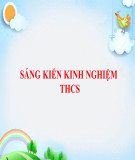 Sáng kiến kinh nghiệm THCS: Biện pháp dạy học sinh tính theo phương trình hóa học ở bộ môn Hóa học lớp 8