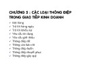 Bài giảng Kỹ năng giao tiếp kinh doanh: Chương 5+6 - Nguyễn Thế Hùng