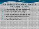 Bài giảng Kinh tế vĩ mô 1 - Chương 3: Chính sách tài khóa và ngoại thương