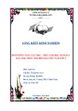 Sáng kiến kinh nghiệm THCS: Bồi dưỡng năng lực đọc - hiểu cho học sinh qua dạy, học phần thơ hiện đại Việt Nam lớp 9
