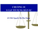 Bài giảng Pháp luật đại cương: Chương 10 - ThS. Nguyễn Thị Thu Trang