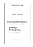 Sáng kiến kinh nghiệm THPT: Một số kinh nghiệm thông qua phiếu học tập nhằm rèn học sinh kỹ năng tự học, tự ôn thi môn Ngữ văn THPT (ngoài giờ học)